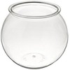 Aquatic Wonder 1 Gallon Fish Bowl: Round Crystal Clear Plastic