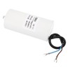 YOKIVE 100uF CBB60 Capacitor with U Terminal Wires, AC 450V(White)