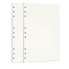 Zelten Loose Leaf Perforated Paper Refills Paper for 6-Hole Binder