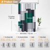 BTTN Stall Geometric Shower Curtain - 60 x 72 Inch