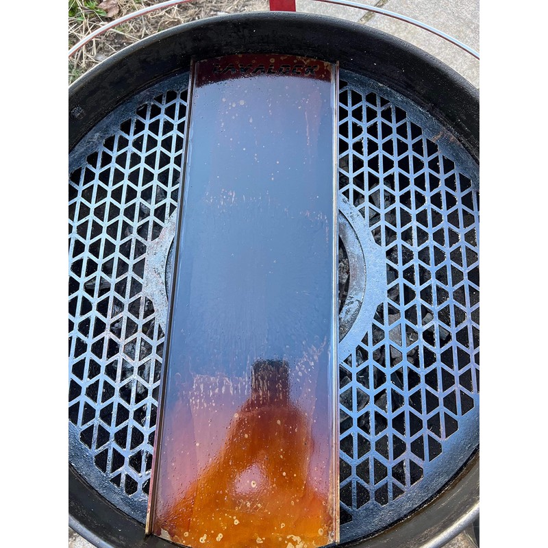 MIDDLE GRIDDLE™ FLAT TOP GRILL FOR WEBER KETTLE, UDS, WSM