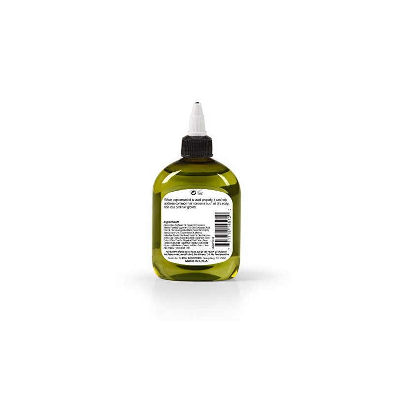 Ethereal Nature 99% Natural Hair Oil Blend with Peppermint, green,