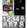 Mailbox Numbers, Reflective Mailbox Numbers for Outside (6 Sets), Waterproof
