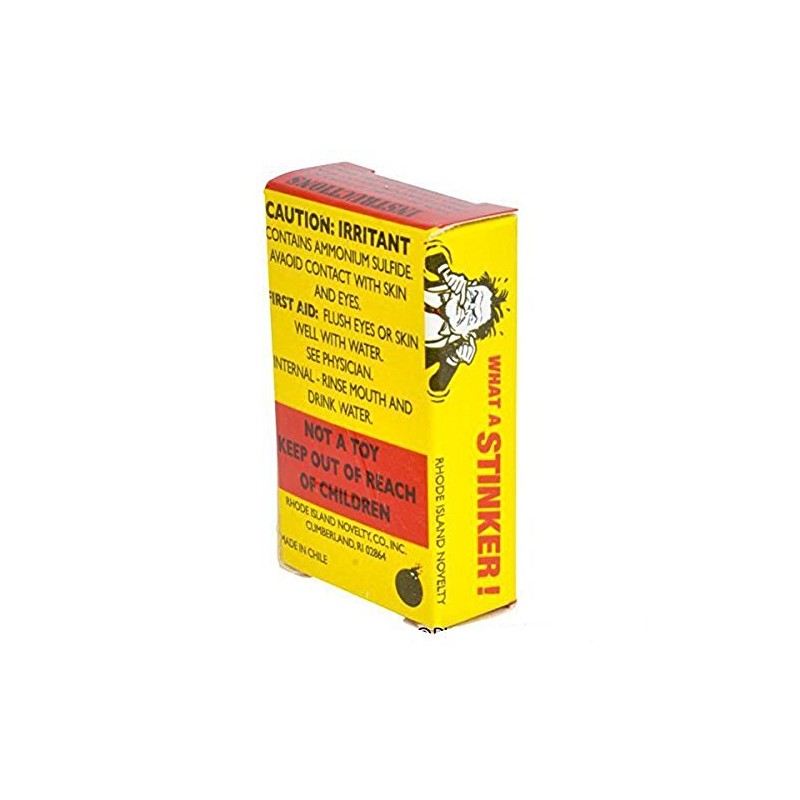 Rhode Island Novelty Stink Bombs Glass Vile Vials Novelty (Box