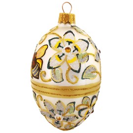 HAMBURGER WEIHNACHTSKONTOR - Easter Decoration - Bumble Bee Easter Egg for Hanging