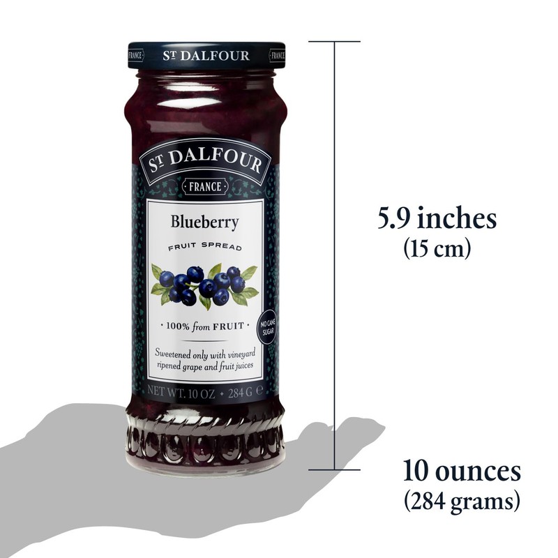 St. Dalfour Blueberry Fruit Spread - 10oz - 100% from