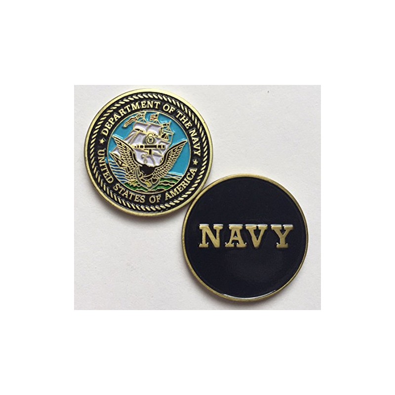 EverGolf Premium US Navy Double Sided Golf Ball Marker Extraordinary