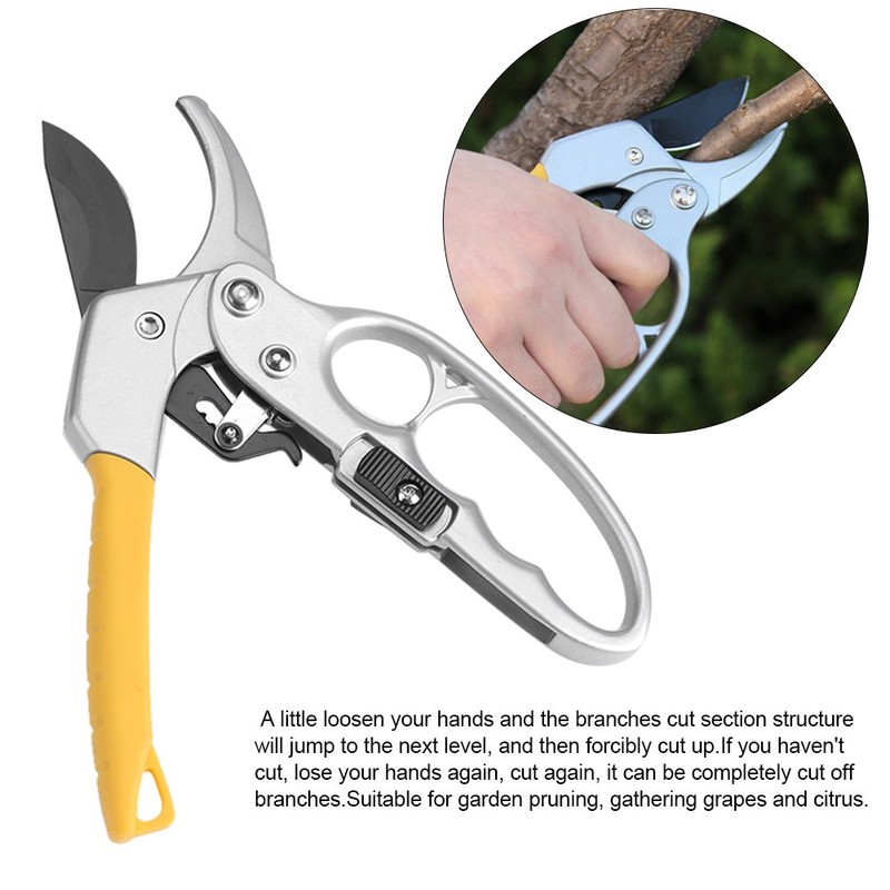Fdit 8" Professional Sharp Bypass Pruning Shears Garden Hand Pruners