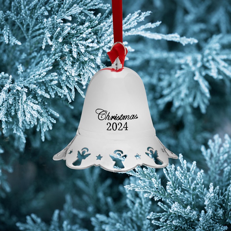 Towle 2024 Silver-Plated Musical Bell Ornament 44th Edition