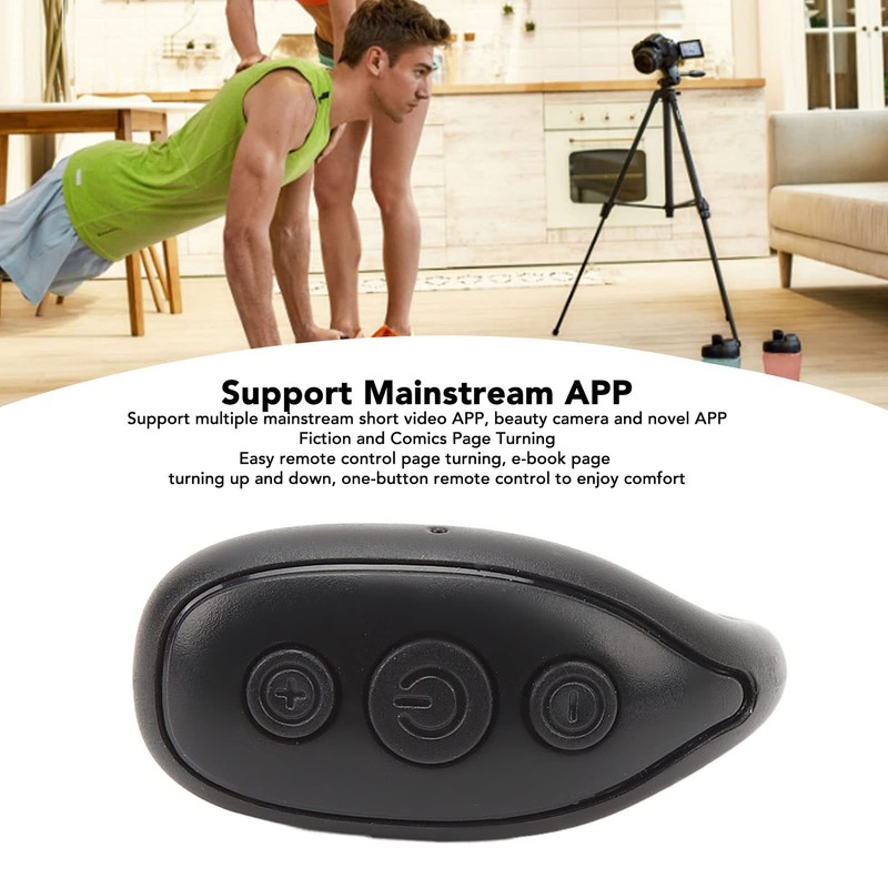 TIKTok Remote Control App Page Turner, Bluetooth Camera Video Recording