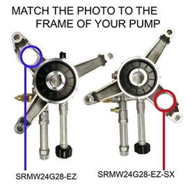 Annovi Reverberi SRMW24G28EZ-SX AR Rotated Shaft Pump Kit, Detergent Tube with Filter, Natural