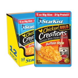StarKist Chicken Creations BOLD Buffalo, 5 oz Pouch “Big Size” (Pack of 12)