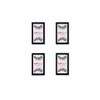 R ed Cherry # 217 Trace Multipack (4 Pairs) -