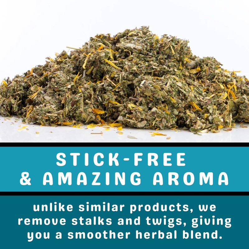 Afterglobe Cool Mint Herbal Blend | Marshmallow Leaf, Damiana, Calendula,
