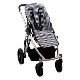 JYOKO Kids Universal 100% Cotton pram Liner for Stroller Compatible with UPPABABY Vista and Cruz (Vichy)