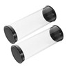 VICASKY 2Pcs Golf Ball Tube Transparent Plastic Holder for Golf