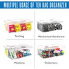 KICHLY Plastic Tea Bag Holder (Pack of 1) Plastic Tea