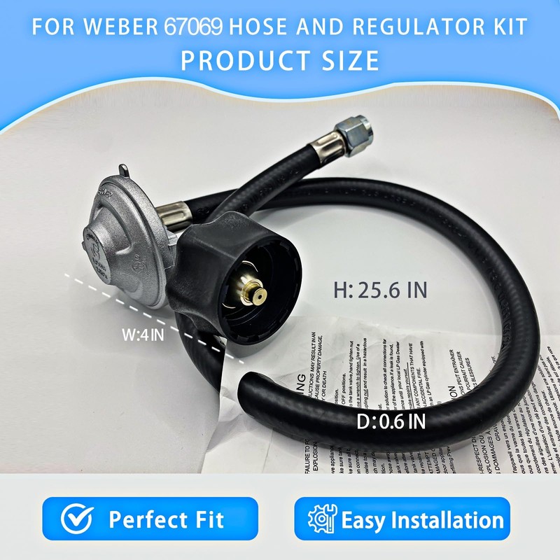 For Weber Hose and Regulator kit, for Weber Grill Regulator