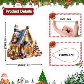 Christmas Ornaments Decoration 2024, Christmas Tree Ornaments Acrylic Pendant Hanging Christmas Decoration, Home Holiday Party Funny Ornaments Car Decorations Accessories for Family Friends