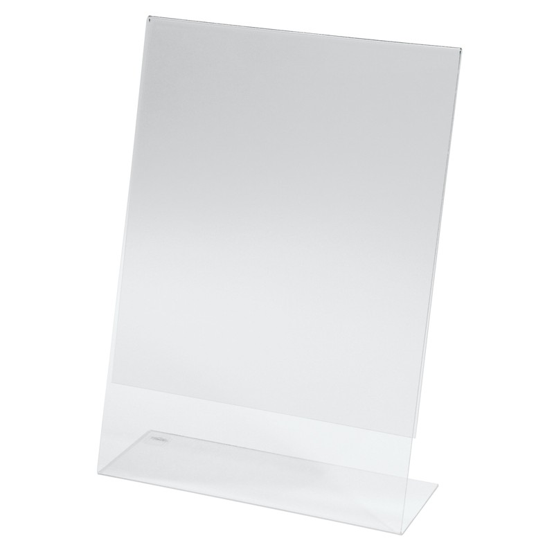 Sigel TA210 Table Display Angled for A4, transparent
