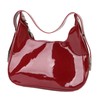 Women Underarm Bag Fashionable Glossy Surfaces PU Leather Shoulder Messenger