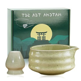 Matcha Bowl, Matcha Chawan, 18 OZ Chawan Matcha Tea Bowl, Matcha Ceramic Bowl, Tea Bowls for Matcha, Matcha Bowl Chawan, Ceramic Matcha Bowl, Japanese Accessories for Matcha Ceremony