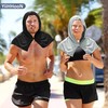 6 Pcs Cooling Hoodie Towels, 2 Style Cooling Sweat Towel,