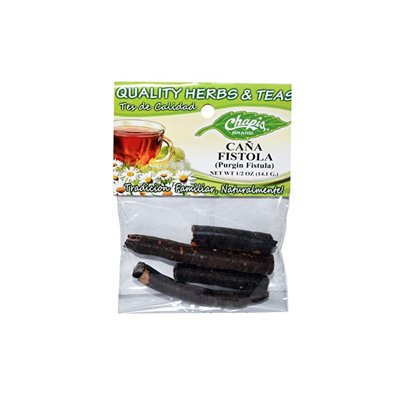 6 PIECES CHAPIS CANA FISTOLA NATURAL HERBS HIERBAS Net Wt.