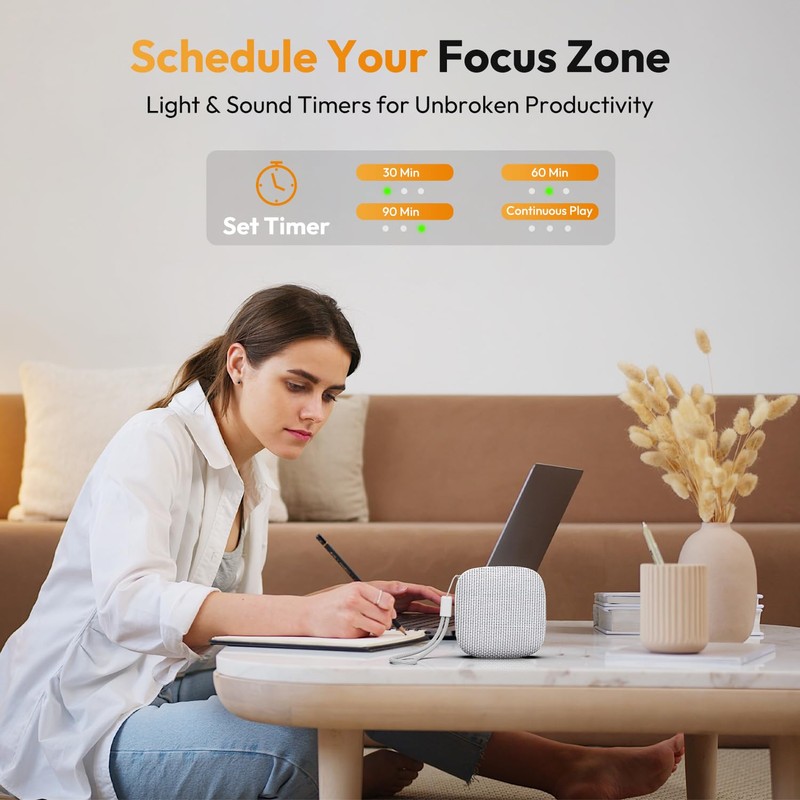 Portable Sound Machine for Travel, White Noise Sound Machine for