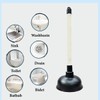 Ahad Trader Powerful plunger Heavy-duty sink unblocker Toilet plunger Shower