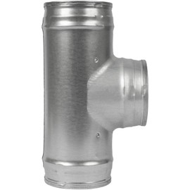 5'' Inch Duct Splitter to 90° Degree 5" Inch Branch for Exhaust Fan, Dryer Vent Hose - 3 Way Duct Hose Connector, T Shape, T Joint Metal, Ducting Adapter, 5x5x5 Splitter