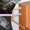 Swpeet 110Pcs M2 M3 M4 M5 304 Stainless Steel Dowel