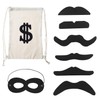 TVSVKWE 1 Dollar Sign Backpack, 1 Eye Mask And 6