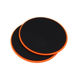 ieron Dual Sided Gliding Discs Core Sliders Ultimate Core Trainer Gym, Exercise Gliding Discs Double Home Abdominal & Total Body Workout Equipment (Orange)