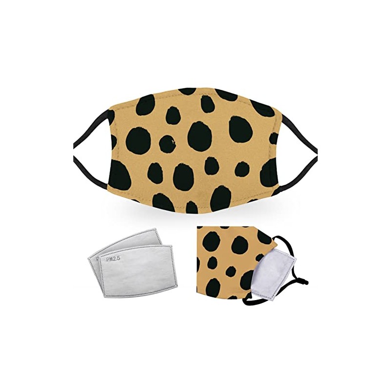 Leopard Print - Reusable Adult Face Masks - 2 Filters