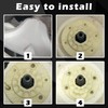 2 Pack Washer Basket Driven Hub Kit W10528947 Replacement for