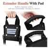 Luggage Handle Extender, 7.9in High-Visibility Handle Extension with Comfortable Hand