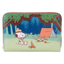 Peanuts 50th Anniversary Snoopy's Beagle Scouts Zip Around Wallet
