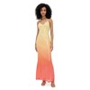 Runaway the Label Women's Niyah Maxi Dress, Mimosa Ombre, Yellow,