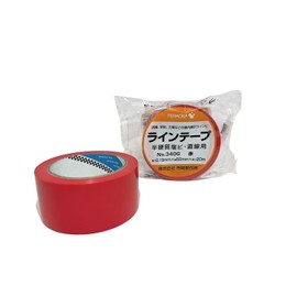 Teraoka No. 340G Line Tape, Red, 2.0 x 65.6 ft (50 mm x 20 m)