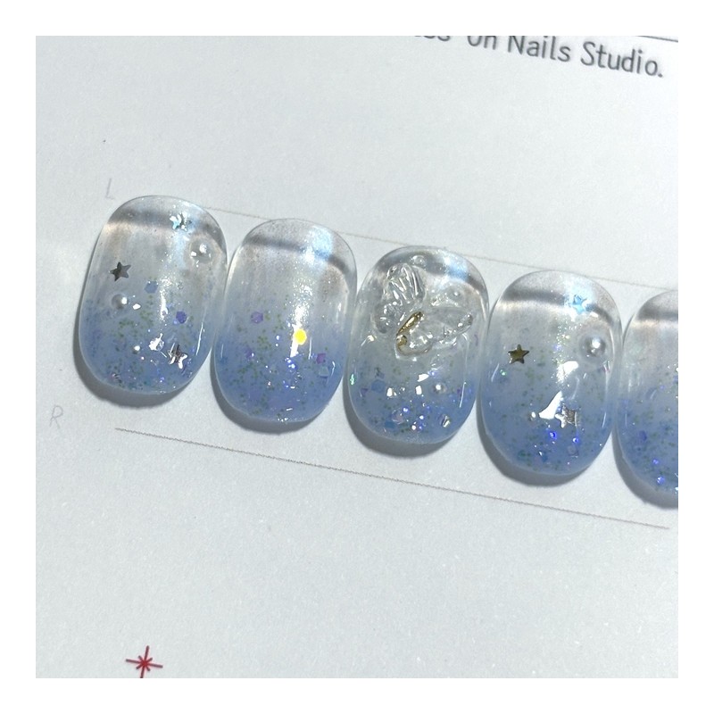 [Ar] That summer handmade nail tip drawing nail art specialist