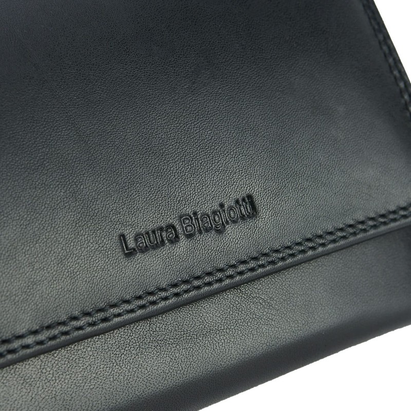 Laura Biagiotti Ladies Genuine Leather Large Wallet with Gift Box,