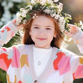 BRIJEWLIC Horse Gifts for Girls Horse Necklace, CZ Sliver Plated Heart Initial Necklace for Girls Teen Girls Horse Necklaces for Girls Women Horses for Girls Horse Jewelry Gifts for Horse Lovers, Cubic Zirconia, Cubic Zirconia