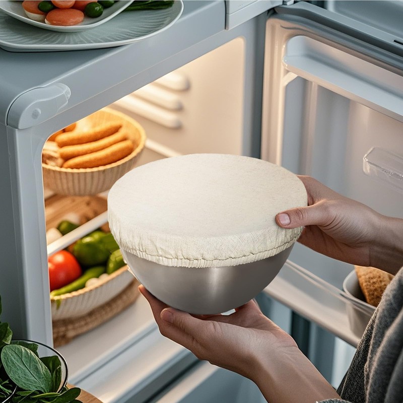 Reusable Bowl Covers for Bread Proofing - Linen Cotton Cloth