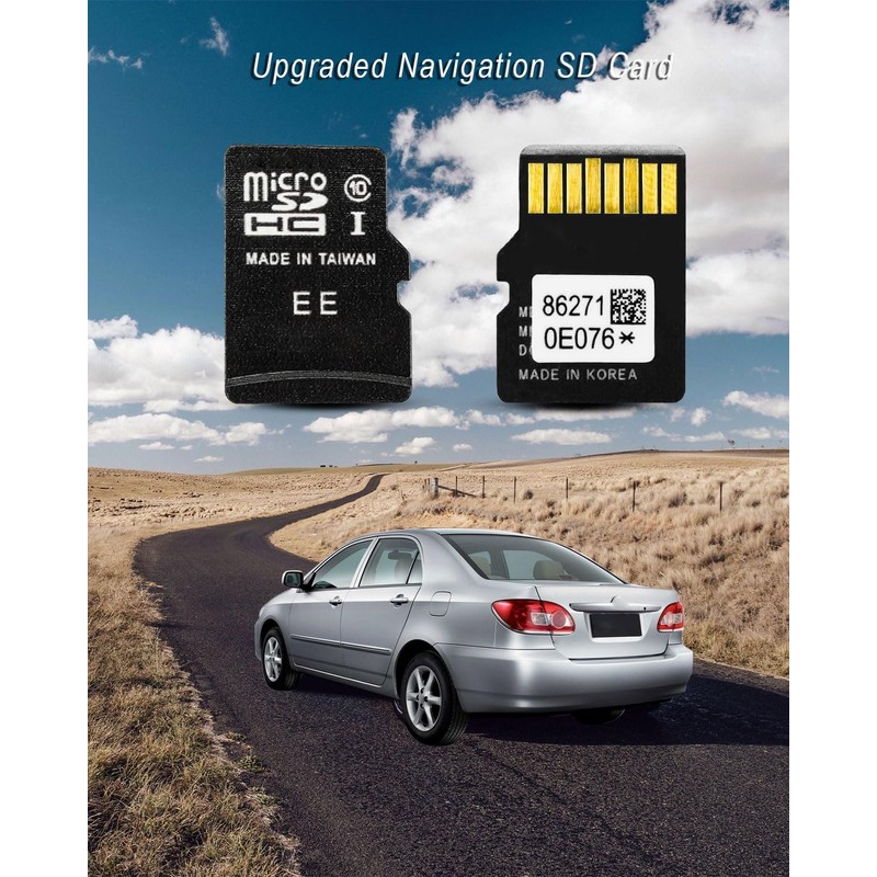 2024 Latest Maps Navigation SD Card Replace 86271-0E076 Fit for