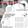 Zhehao Door Closing Hinge Pin Spring Loaded Spring Hinge Tension