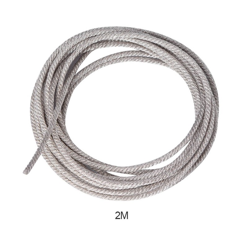 High Temperature Resistant Twisted Silver Wire, 32 Strands Speaker Wire