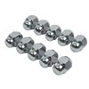 JZGRDN 10PCS M12-1.25 Acorn-19mm Hex, 24mm Wheel Nut 611-076 Compatible