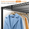 Raybee Clothes Rack 79''H Heavy Duty Clothing Rack with Wheels