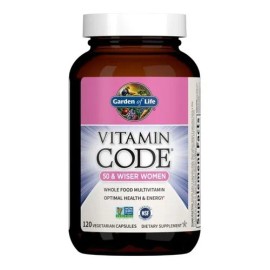 Multivitamínico Vitamin Code 50 Wiser Women 120cap Mujer 50+ Sabor Sin Sabor